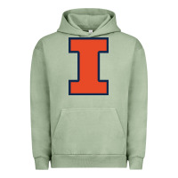 Pigment Oil Green illinois Urban Hoodie - linhVisuals