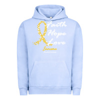 Pigment Grape Ice sarcoma awareness t  shirt sarcoma awareness faith hope love   in this Urban Hoodie - linhVisuals