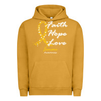 Pigment Peanut Butter sarcoma awareness t  shirt sarcoma awareness faith hope love   in this Urban Hoodie - linhVisuals