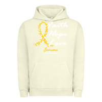Pigment Pistachio sarcoma awareness t  shirt sarcoma awareness faith hope love   in this Urban Hoodie - linhVisuals