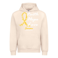 Sandshell sarcoma awareness t  shirt sarcoma awareness faith hope love   in this Urban Hoodie - linhVisuals