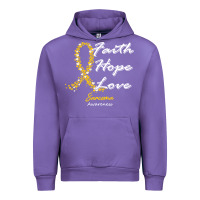 Tulip sarcoma awareness t  shirt sarcoma awareness faith hope love   in this Urban Hoodie - linhVisuals