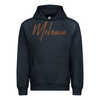 Navy womens melanin for black history v neck t shirt Urban Hoodie - linhVisuals