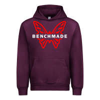 Mauve Wine Benchmade Urban Hoodie - linhVisuals