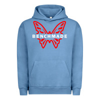 Pigment Pebble Blue Benchmade Urban Hoodie - linhVisuals