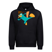 Black perry the platypus Urban Hoodie - linhVisuals