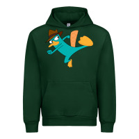 Forest Green perry the platypus Urban Hoodie - linhVisuals