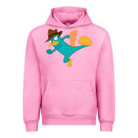 Fuchsia Pink perry the platypus Urban Hoodie - linhVisuals