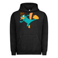 Pigment Black perry the platypus Urban Hoodie - linhVisuals