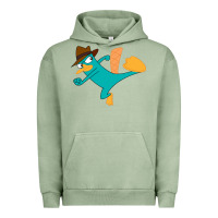 Pigment Oil Green perry the platypus Urban Hoodie - linhVisuals