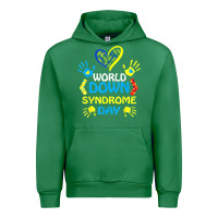 Emerald world down syndrome day t shirt support and awareness 3.21 t shirt Urban Hoodie - linhVisuals