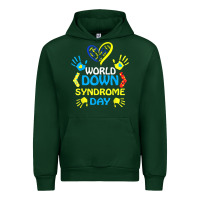 Forest Green world down syndrome day t shirt support and awareness 3.21 t shirt Urban Hoodie - linhVisuals