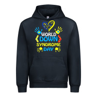 Navy world down syndrome day t shirt support and awareness 3.21 t shirt Urban Hoodie - linhVisuals