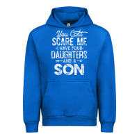 Cobalt you can't scare me i have four daughters and a son funny dad t shirt Urban Hoodie - linhVisuals