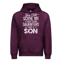 You Can't Scare Me I Have Four Daughters And A Son Funny Dad T Shirt Urban Hoodie | Teevron