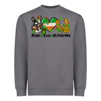 Storm peace love st patricks Heavyweight Sweatshirt - AdoDesignShop