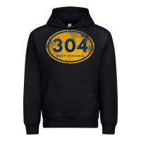 Black 304 west virginia home t shirt Urban Hoodie - linhVisuals