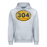 Heather Grey 304 west virginia home t shirt Urban Hoodie - linhVisuals