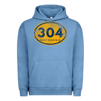 Pigment Pebble Blue 304 west virginia home t shirt Urban Hoodie - linhVisuals