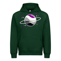 Forest Green asexual outer space planet ace pride t shirt Urban Hoodie - linhVisuals