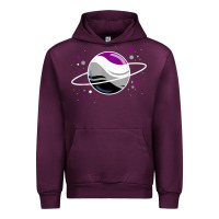 Mauve Wine asexual outer space planet ace pride t shirt Urban Hoodie - linhVisuals