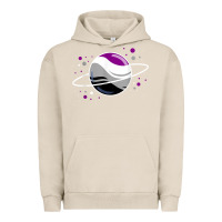 Pigment French Oak asexual outer space planet ace pride t shirt Urban Hoodie - linhVisuals