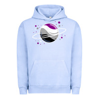 Pigment Grape Ice asexual outer space planet ace pride t shirt Urban Hoodie - linhVisuals