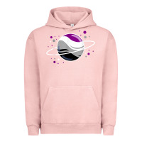 Pigment Salmon asexual outer space planet ace pride t shirt Urban Hoodie - linhVisuals
