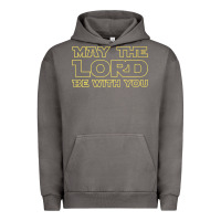 Pigment Tornado may the lord be with you by jesus surfed apparel co premium t shirt Urban Hoodie - linhVisuals