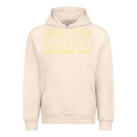 Sandshell may the lord be with you by jesus surfed apparel co premium t shirt Urban Hoodie - linhVisuals