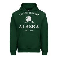 Forest Green alaska the last frontier t shirt Urban Hoodie - linhVisuals