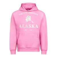 Fuchsia Pink alaska the last frontier t shirt Urban Hoodie - linhVisuals
