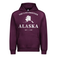 Mauve Wine alaska the last frontier t shirt Urban Hoodie - linhVisuals