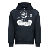 Navy bobo bear   adam likes crossing arms t shirt Urban Hoodie - linhVisuals