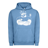 Pigment Pebble Blue bobo bear   adam likes crossing arms t shirt Urban Hoodie - linhVisuals