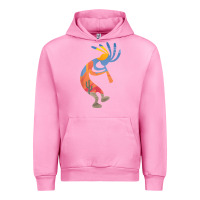 Fuchsia Pink dancing kokopelli southwestern usa native american symbol t shirt Urban Hoodie - linhVisuals