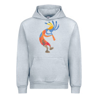 Heather Grey dancing kokopelli southwestern usa native american symbol t shirt Urban Hoodie - linhVisuals