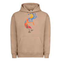 Pigment Burro dancing kokopelli southwestern usa native american symbol t shirt Urban Hoodie - linhVisuals