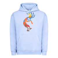 Pigment Grape Ice dancing kokopelli southwestern usa native american symbol t shirt Urban Hoodie - linhVisuals