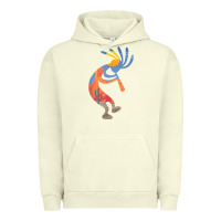 Pigment Pistachio dancing kokopelli southwestern usa native american symbol t shirt Urban Hoodie - linhVisuals