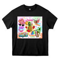 Black summer beach Heavy Core Tee - TumblerDesignByShophia