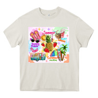 Cream summer beach Heavy Core Tee - TumblerDesignByShophia