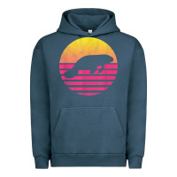 Pigment Midnight Navy classic manatee gift t shirt Urban Hoodie - linhVisuals