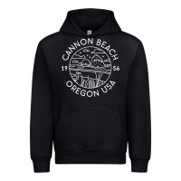 Black cannon beach 1956 oregon clatsop sweatshirt Urban Hoodie - linhVisuals