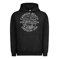 Pigment Black cannon beach 1956 oregon clatsop sweatshirt Urban Hoodie - linhVisuals