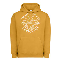 Pigment Peanut Butter cannon beach 1956 oregon clatsop sweatshirt Urban Hoodie - linhVisuals