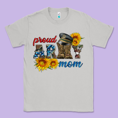 Proud Army Mom Classic Tee Designed By Artiststas