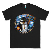 Black hello winter Classic Tee - CowGirlArtShop