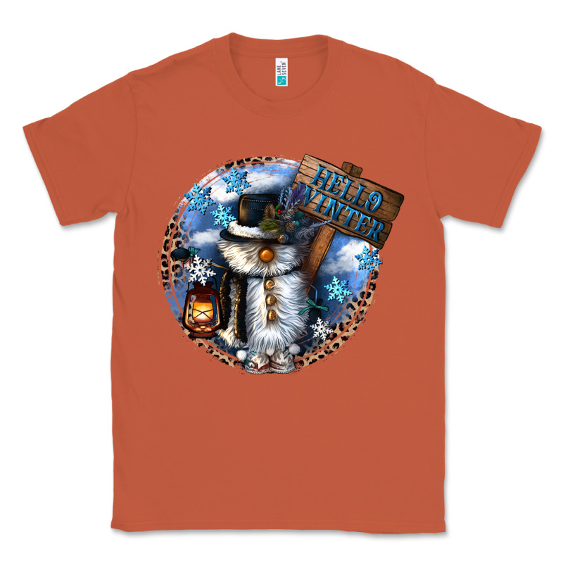 Hello Winter Classic Tee by CowGirlArtShop | Teevron