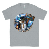 Heather Grey hello winter Classic Tee - CowGirlArtShop